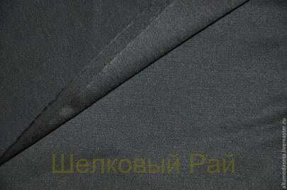 Хлопок с эластаном черный (в-52)