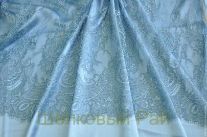 Кружево "Solstiss" Цвет светло синий (б-232)