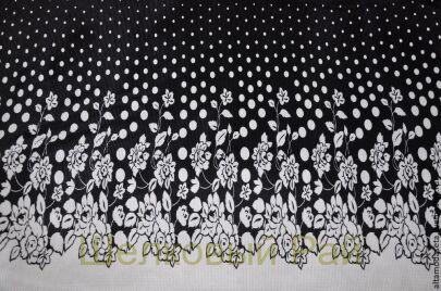 Гофре в горошек дизайн "Dolce & Gabbana" (ж-17)