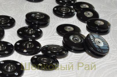 Кнопка пластиковая со стразами (22770/40;ne)