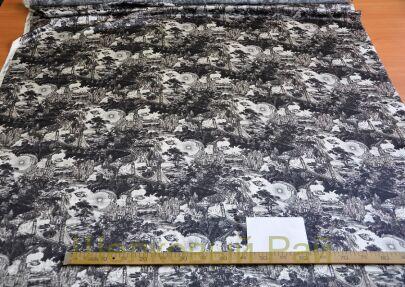 Шелк атласный матовый "Christian Dior" (д-1293)