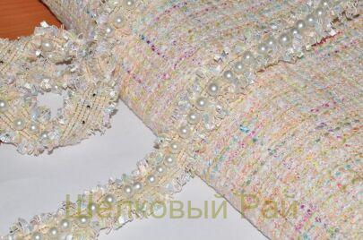 Тесьма для отделки кремовая (д-923)