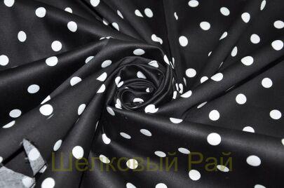 Хлопок с эластаном "Горошек" (г-453)