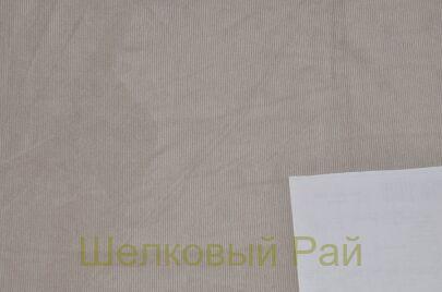 Вельвет стрейч бежево-серый (д-1190)