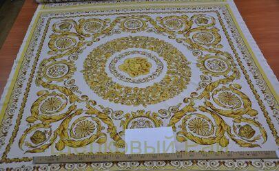 Крепдешин-купон шелковый "Versace" (д-1197)