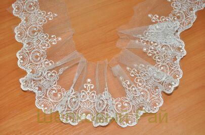 Кружево для отделки любого наряда (цвет белый) (д-1219)