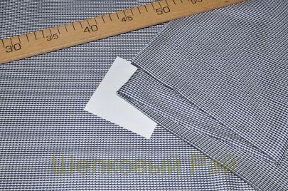 Костюмный шёлк с шерстью (б-61)