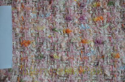 Твид розовый "Chanel" (д-1471)