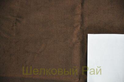 Вельвет стрейч коричневый (д-1189)