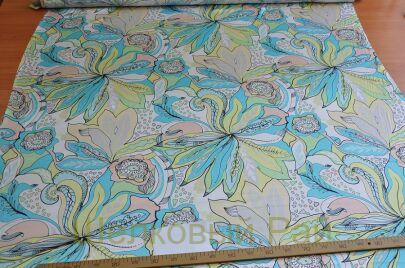 Шелк атласный с подписью "Emilio Pucci" (д-1174)