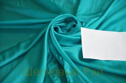 Муслин шелковый бирюзовый (г-458)