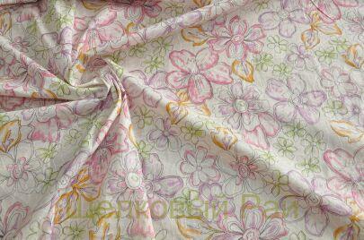 Хлопок с напылением "Alberta Ferretti" (д-204)