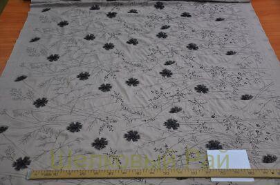 Шелк с вышивкой "Armani" (д-1211)