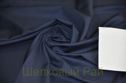 Ткань костюмная темно-синяя (д-1050)
