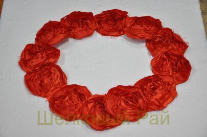 Тесьма розы красные (в-41)