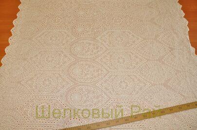 Шитье белое рисунок геометрический (к-32)