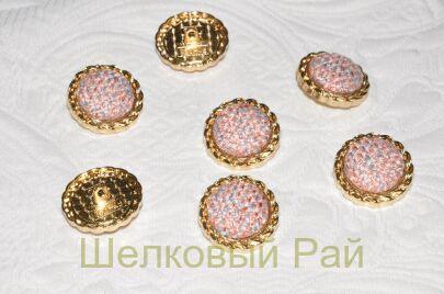 Пуговица плетеная "Chanel" (д-1225)