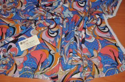 Ткань вискозная с шерстью "DIOR" (д-674)