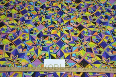 Шелк крепдешин калейдоскоп "Emilio Pucci" (д-1009)