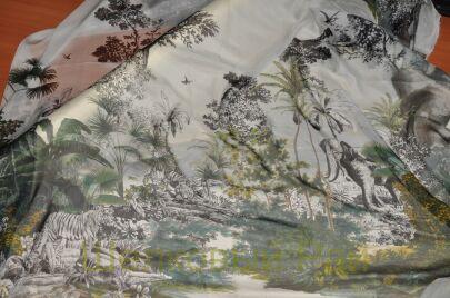 Шифон шелк настоящий "DIOR" (д-909)