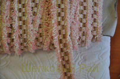 Тесьма розовая "Chanel" 2 см (д-1440)