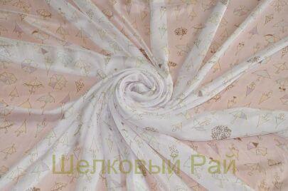 Шелковый шифон зонтики "Dior" (№-5)