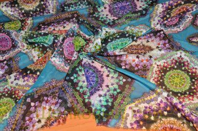 Шифон стрейч шелк "Missoni" (д-906)