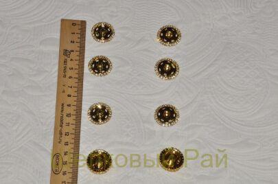 Кнопка пришивная со стразами (д-1088)