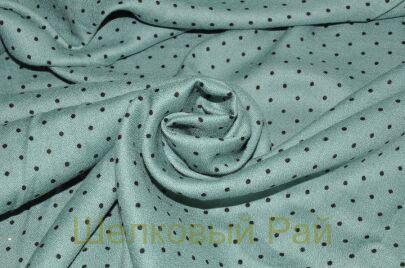Плательная ткань в мелкий горошек (д-921)