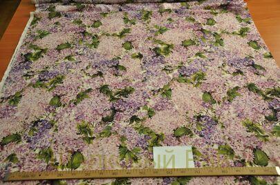 Шелк креп сирень (д-1205)