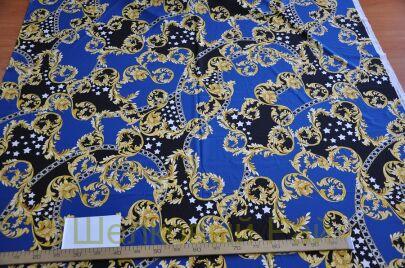 Крепдешин шелковый стрейч "VERSACE" (д-1065)