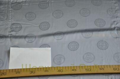 Подкладочная ткань серая "Versace" (д-980)