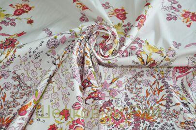 Хлопок джинсовый "Alberta Ferretti" (д-176)