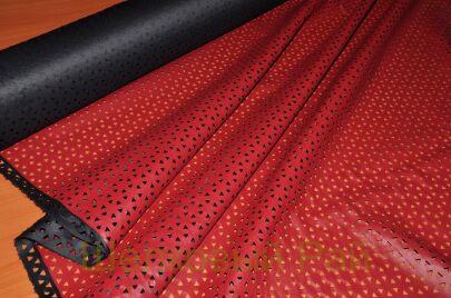 Экокожа бордового цвета (д-1351)