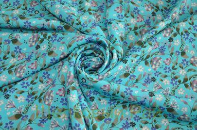 Вискоза "BLUMARINE" (цвет бирюзовый) г-349(1)
