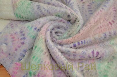 Мохер "Armani" фон сиренево-розовый (г-348-1)